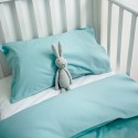 Set de lenjerie bumbac percal WHITE & CELADON BEBE