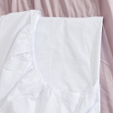 Cearsaf elastic bumbac percal WHITE