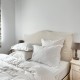 Cearsaf elastic bumbac percal WHITE