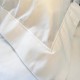 Lenjerie bumbac percal alb cu feston WHITE