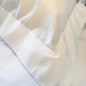Set fete de perna bumbac percal cu feston WHITE