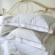 Set fete de perna bumbac percal cu feston GREY