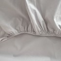 Cearsaf elastic bumbac percal LIGHT GREY